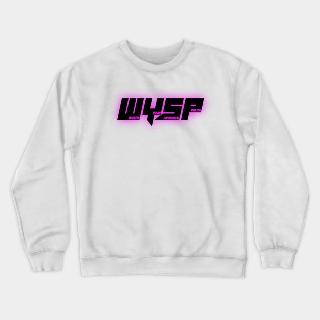 Neon Sketti City (Purple) Crewneck Sweatshirt by WYSP